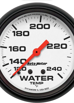 AUTO METER 5832 Phantom Mechanical Water Temperature Gauge