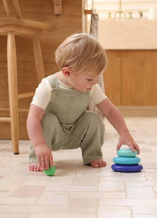Lovevery, Wooden Stacking Stones (4), Perfect for Your Toddler Starting at 11 Months+