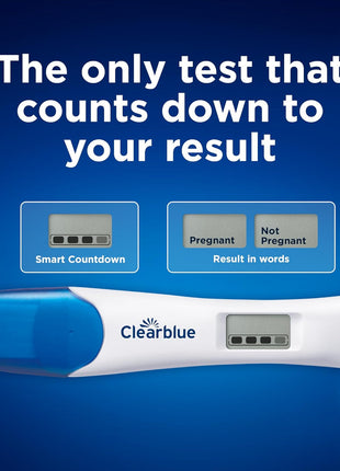 Clearblue Pregnancy Test Combo Pack, 4ct - Digital with Smart Countdown & Rapid Detection - Value Pack