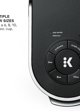 Keurig K-Supreme Single Serve K-Cup Pod Coffee Maker, MultiStream Technology, 4 Brew Sizes, 66oz Dual-Position Removable Reservoir, Black | Multistream Technology, 4 Brew Sizes, 8, 10, 12 Oz, 66 Oz Dual-Position Removable Reservoir