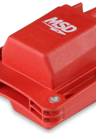 MSD 8226 Ignition Coil Dual Connector, Red, HEI Style
