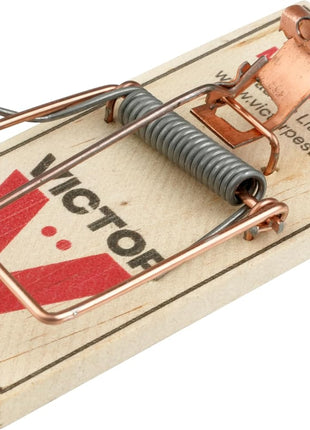 Victor Mouse Traps M150-12, Metal Pedal, Sustainably Sourced FSC Wood, Wooden Mouse Traps - Pack of 12