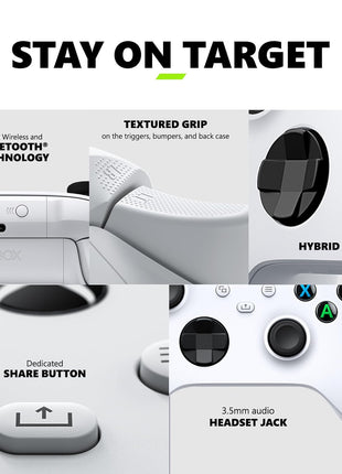Xbox Wireless Gaming Controller (2025)  - Robot White  - Play on Xbox, Windows, Android, iOS, FireTV Sticks, Smart TVs, VR Headsets