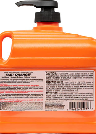 Fast Orange Permatex 25217 Pumice Lotion, Heavy Duty Hand Cleaner, Natural Citrus Scent, Waterless Cleaner For Mechanics, Strong Grease Fighter, 1/2 Gallon, Orange, 64 Fl Oz (Pack of 1)