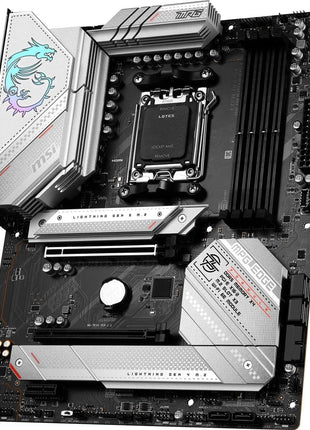 MSI MPG B650 Edge WiFi Gaming Motherboard (AMD Ryzen 9000/8000/7000 Series Processors, AM5, ATX, DDR5, PCIe 4.0, M.2, SATA 6Gb/s, USB 3.2 Gen 2, HDMI/DP, Wi-Fi 6E, Bluetooth 5.3, ATX)