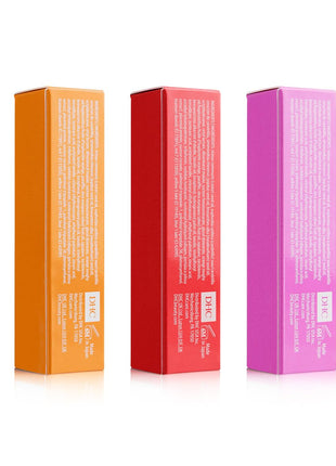 DHC Color Lip Cream 3 Pack, Red, Pink and Apricot