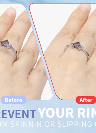 Ring Sizers for Loose Rings - 8 Pack Invisible Guards Resizer