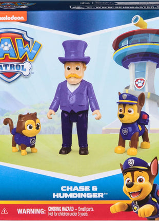 Paw Patrol Chase, Mayor Humdinger & Cat Chase Collectible Figure Pack | 3 Collectible Action Figures, Chase Figure, Mayor Humdinger & Cat Chase Figures, Kids Toys for Boys & Girls Ages 3+
