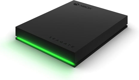 Seagate Game Drive for Xbox 4 TB External Hard Drive Portable HDD - USB 3.2 Gen 1, Black with built-in green LED bar, Xbox Certified, 3 year Rescue Services(STKX4000402)
