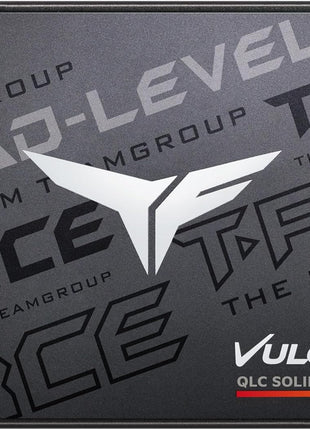 TEAMGROUP T-Force Vulcan Z 1TB SLC Cache 3D NAND QLC 2.5 Inch SATA III Internal Solid State Drive SSD (R/W Speed up to 550/470 MB/s) T253TY001T0C101