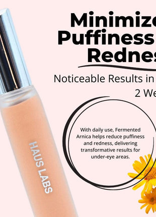 HAUS LABS BY LADY GAGA Triclone Skin Tech Hydrating + De-puffing Concealer with Fermented Arnica 22 Light Medium Peach