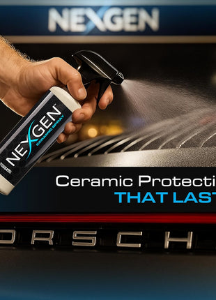 Nexgen Ceramic Spray Silicon Dioxide — Easy to Apply, Ceramic Coating Spray for Cars — Professional-Grade Protective Sealant Polish for Cars, RVs, Motorcycles, Boats, and ATVs — 16oz