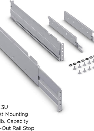 CyberPower CP2RAIL02 4-Post Rackmount Kit | 2U/3U, 500 Pound Mounting Kit