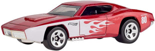 Hot Wheels Toy Cars, 5-Pack of 1:64 Scale Toy Cars with Collectible Deco & Packaging, Core Mattel 80th Anniversary Set of 5 Vehicles