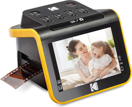 KODAK Slide N SCAN Film & Slide Scanner Digitizer with 5" LCD Screen, Quickly Convert Negatives & Slides to Digital 22MP JPEG Photos, Compatible with 135, 126 and 110 Film & Slides