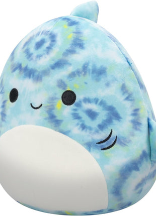 Squishmallows 8-Inch Samir Blue Whale with Sailor Hat - Little Ultrasoft Official Kelly Toy Plush