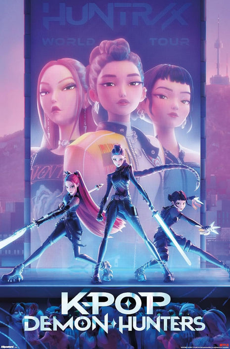 Trends International Netflix KPop Demon Hunters (2025)   One Sheet Wall Poster, 34L x 22.4W, Unframed Version