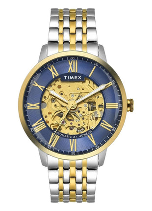 TIMEX Blue Round Dial Analog Automatic Men's Watch - TWEG23505