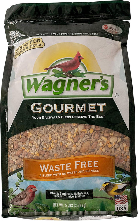 Wagner's 82056 Gourmet Waste Free Wild Bird Food, 5-Pound Bag