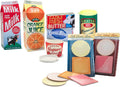 Melissa & Doug Fridge Fillers Grocery Play Food Cartons (8 Pieces) Wooden Toy Groceries, Pretend Play Food, Kitchen Accessories for Kids Ages 3+ - FSC Certified