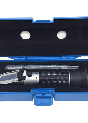aichose Brix Refractometer with ATC, Dual Scale   Specific Gravity & Brix, Hydrometer in Wine Making and Beer Brewing, Homebrew Kit