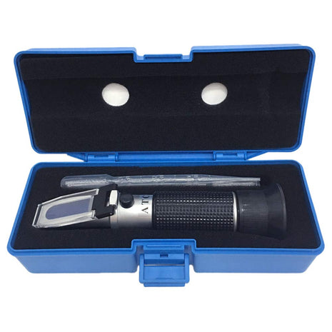 aichose Brix Refractometer with ATC, Dual Scale   Specific Gravity & Brix, Hydrometer in Wine Making and Beer Brewing, Homebrew Kit