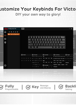 RK ROYAL KLUDGE RK61 Wireless 60% Mechanical Gaming Keyboard, Ultra-Compact 60 Keys Bluetooth Mechanical Keyboard with Programmable Software (Blue Switch, White)