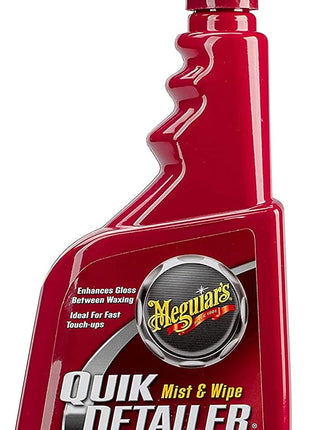 Meguiar's Quik Detailer, Mist & Wipe Car Detailing Spray, Clear Light Contaminants and Boost Shine with a Quick Detailer Spray that Keeps Paint and Wax Looking Like New, 32 oz