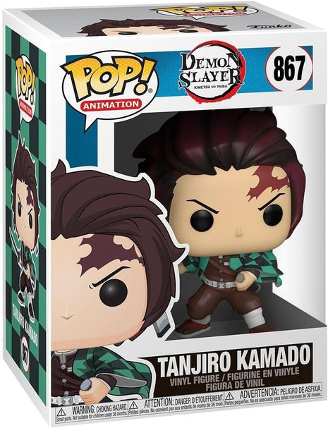 Funko POP! Animation: Demon Slayer - Tanjiro Kamado | Official Anime Merch - Collectable Vinyl Figurine for Shelf Display - Birthday Gift Idea for Fans and Collectors
