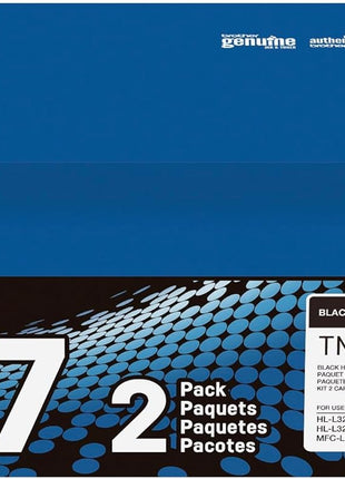 Brother Genuine TN227 High-Yield Black Toner Cartridge Twin Pack for Professional Laser Printing, 2 Pack Yields 6,000 Pages Total, Compatible with HL-L3210CW HL-L3230CDW Printers