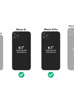 OtterBox iPhone 12 & iPhone 12 Pro Commuter Series Case - Black, Slim & Tough, Pocket-Friendly, with Port Protection