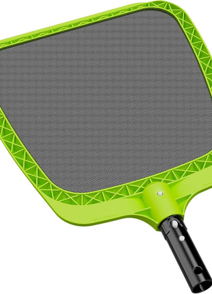Sepetrel Pool Skimmer Net - Professional Heavy Duty Reinforced Frame Nylon Flat Leaf Rake Net,for Spa Pond Swimming Pool, Cleaning Supplies and Accessories, (Pole Not Included)