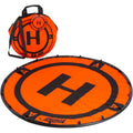 Hoodman 3 Foot Weighted UAV Drone Landing Pad - fits Matrice 4E, Mini 4 Pro, mini 3 pro, mavic, spark - Durable, No Stakes Required, collapses to 1/3 of deployed size