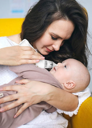 Koalababy Baby Nasal Aspirator, Large Flow Electric Nose Sucker with 3 Suction Levels, Rechargeable Toddler Nose Cleaner, Soft Silicone Tips, Music and Light Soothing