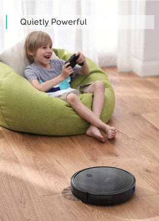 eufy Robot Vacuum 11S MAx, Super Thin, Powerful Suction, Quiet, Self Charging Robotic Vacuum Cleaner, Cleans Hard Floors to Medium Pile Carpets, Black