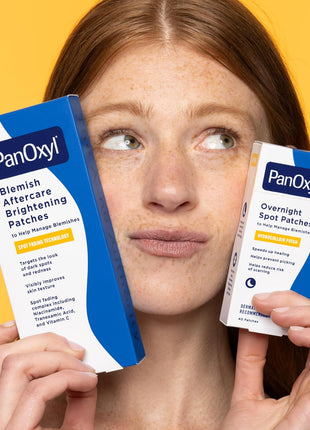 PanOxyl PM Overnight Spot Patches, Advanced Hydrocolloid Healing Technology, Fragrance Free, 40 Count Pack of 1