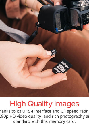 Verbatim 32GB Premium microSDHC Memory Card with Adapter UHS-I V10 Class 10 Supports Full HD (1080p) U1 Speed Rated Up to 90MB/s Read Speed