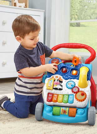 VTech Sit-to-Stand Learning Walker (Frustration Free Packaging), Blue