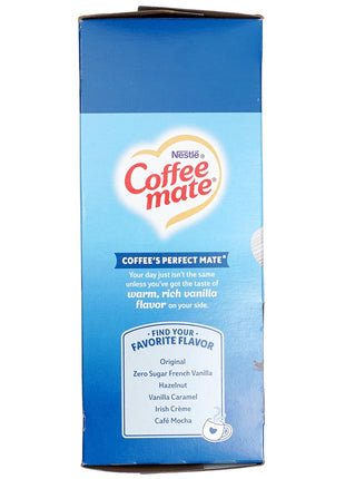 French Vanilla Liquid Coffee Creamer Singles, 50 Cream Singles Serve Box (18.7 Fl Oz.), Coffee Creamer Packets