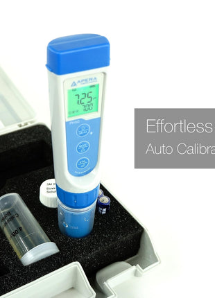 Apera Instruments AI311 Premium Series PH60 Waterproof pH Pocket Tester Kit, Replaceable Probe, ±0.01 pH Accuracy, Lcd display