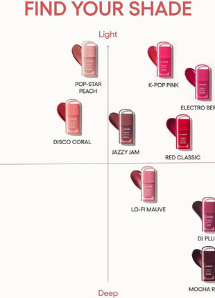 LANEIGE JuicePop Box Lip Tint: Long Lasting Moisturizing Lightweight Tint, Buildable Juicy Color and Nourishing Shine, K-Beauty Lip Essentials for Long-Lasting Comfort, K-POP Pink