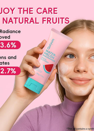 QUIYUM Daily Skincare Set for Young Women, 6-Piece Facial Care Routine