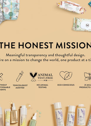 The Honest Company Comfort Dry Overnight Diapers, Up to 12 Hours Protection, Hypoallergenic, Cozy Cloud + Star Signs, Club Box Size 5 (27+ lbs), 40 Count