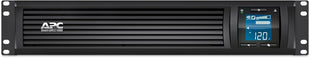 APC 1000VA Smart UPS with SmartConnect, SMC1000-2UC Rack Mount UPS Battery Backup, Sinewave, AVR, 120V, Line Interactive Uninterruptible Power Supply