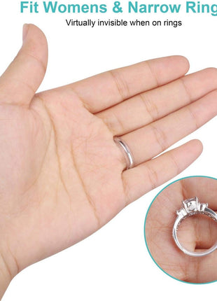 Invisible Ring Size Adjuster for Loose Rings Ring Adjuster Fit Any Rings, Assorted Sizes of Ring Sizer