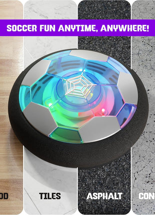 Ninja Blast Hover Soccer Light-Up Ball, Birthday Gift for Boys, Indoor Toy Games, Kids Gifts for Age 5, 6, 7, 8, 9, 10, 11, 12 Years Old, Boy Toys for Age 3 Years and Up.