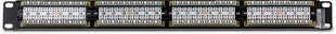 TRENDnet 24-Port Cat6 Unshielded Patch Panel, Wallmount or Rackmount, Compatible with Cat3,4,5,5e,6 Cabling, for Ethernet, Fast Ethernet, Gigabit Applications, Black, TC-P24C6 (Pack of 1)