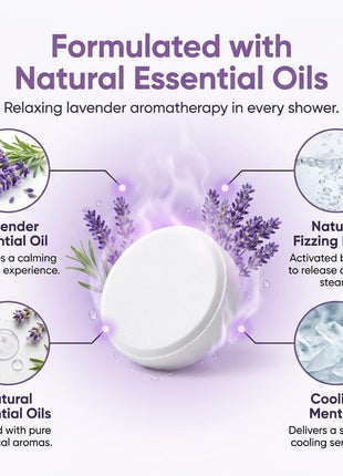 BodyRestore Shower Steamers Aromatherapy, Self Care Gifts, Calm 15 Pack