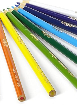 CRAYOLA Colouring Pencils - Assorted Colours (Pack of 12) | A Must-Have for All Kids Arts & Crafts Sets | Ideal for Kids Aged 3+