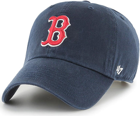 47 Brand MLB Team Color Home Primary Logo Clean Up Adjustable Baseball Cap Hat, Adult One Size Fits All